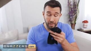 The sex inspector, Codi Vore, checks Will Pounder’s sexual health in a steamy Brazzers scene