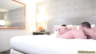 Hairy pussy eating and hard sex with Jennifer White