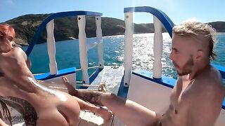 Public sex on a boat with Voyeur - the best view ever!