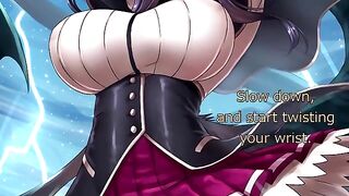 An affair with a captivating woman, Akeno Himejima, awaits you in this intense anime joi scene