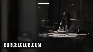 The petite secretary Emily Willis is being fucked by her boss