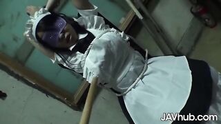 Busty Yui Satonaka is fucked by a group of men in a wild JAVHub scene