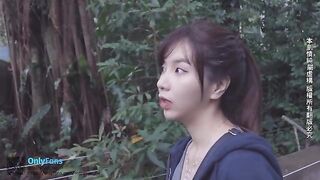 A hot girl has sex with her boyfriend in a vlog style video