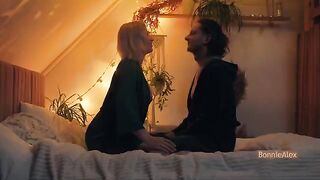 The couple makes love using a special intimate technique