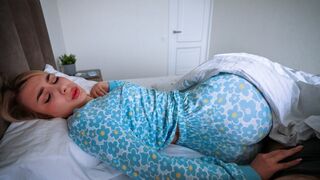 A pervert guy fucked by her step mom in the hotel room
