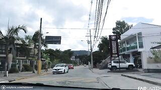 A couple on a sex adventure living on a tropical island, exploring their desires
