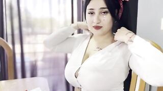 Busty schoolgirl passes math teacher's class with hardcore sex