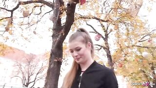 Small breasted teen Olivia Sparkle fucked hard by German scout