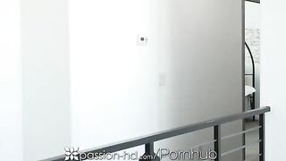 A stunning blonde gets fucked and facialed with passion