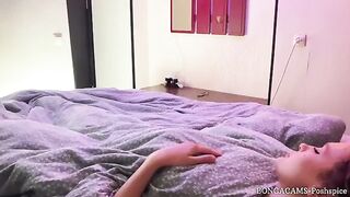 A hot stepmom gets her pussy wet and has a squirting orgasm