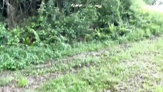 First sextape in the forest of this young French couple amateur