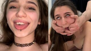 Cute babe gets fucked hard and deep