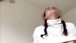 A cute pregnant stepsister got fucked hard by her stepbrother