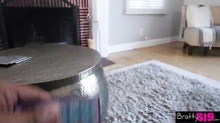 Gina Valentina does the lap dance for the first time for her stepbrother