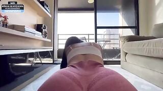 My ass was kicked by a personal trainer and then I got fucked hard