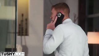Azul gets her tight asshole gapped by cheating hubby in tushy