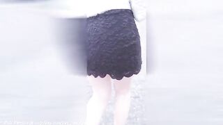 I think she's all ready for my hole! - Public restroom sex with an eager Japanese girl