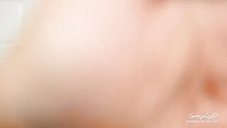 Pervert guy masturbates with his step mom’s panties and she helps him to cum