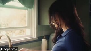 A college girl gets banged by her tutor in a steamy session