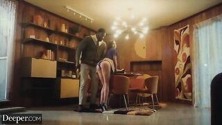 A college girl gets banged by her tutor in a steamy session