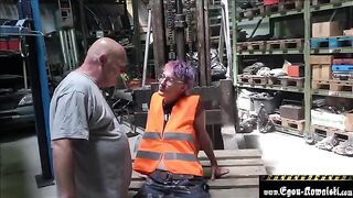 The Climate Activist got fucked by an old man in a hardcore scene