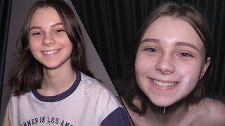 Submissive 18yo girl serves the guy with extreme pleasure