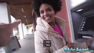 The agent has to pay for sex with a Brazilian girl outdoors