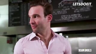 A rich guy fucks four girls including Gina, Karlee and Cindy in a hardcore scene