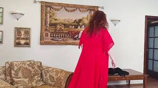 The stepmom is so horny, she decided to do anal with her stepson