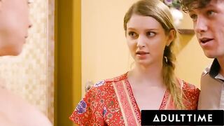 A sexy MILF masseuse introduces her friend and boyfriend to a thrilling new experience