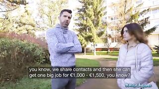 Public Agent Cheating wife Andrea Lapiedra gets fucked behind her back