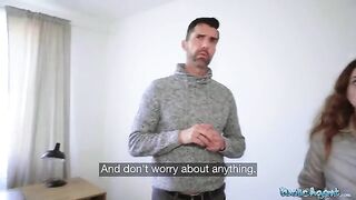 Public Agent Cheating wife Andrea Lapiedra gets fucked behind her back