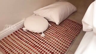 I share a bed with my sister's best friend - a very hot girl!
