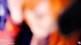 Asuka Langley from Evangelion gets her pussy full of sperm in a creampie scene
