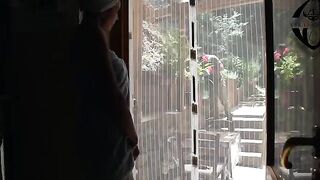 The gardener was rewarded by the homeowner with his sexual desires