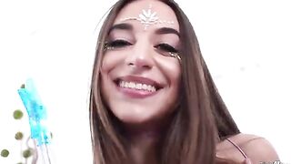 Fairytale for Petite Venus Rose on a big cock