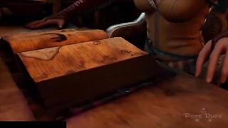 Triss Merigold from The Witcher gets fucked in a unique way