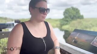 Rest stop sex with real couple in Alligator Alley, exclusive amateur content