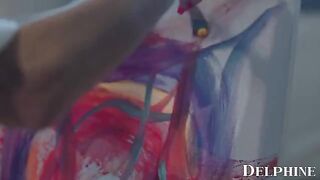 Art teacher Silvia Saige seduced her student with passionate moves