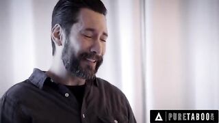 Widower fucks look-alike of his late wife with intense passion