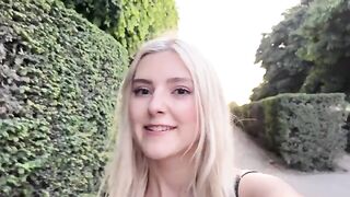 A cute girl met a random guy in Paris and had sex with him
