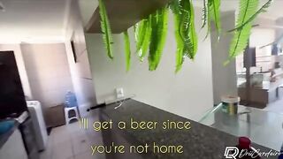 I called a painter to do a job and ended up having sex with him in POV