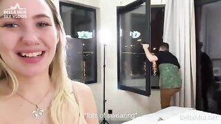 Real behind-the-scenes action from a porn shoot