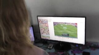 A young gamer girl gets fucked while playing video games