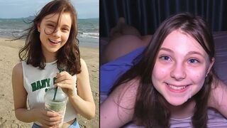 A cute girl serves as a submissive fucktoy at the beach, getting used hard