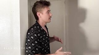 Two guys fucked two girlfriends on the bed, what a scene!