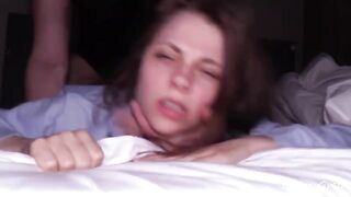 The Perfect Girlfriend - A petite teen gets her pussy destroyed in this hardcore video
