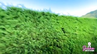 Petite babe SammmNextDoor gets lost in rough, passionate sex