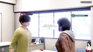 3D Hentai School Girl Yuna Room Girl All Sex Scenes Part-2 - a hot animated game