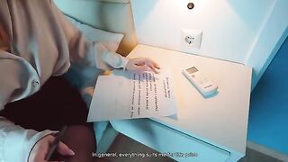 The student did not read the lease and paid with her vagina